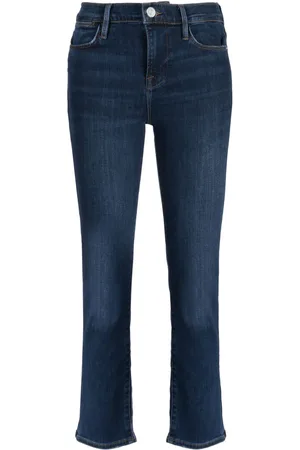 Frame Jeans capri con diseño recto