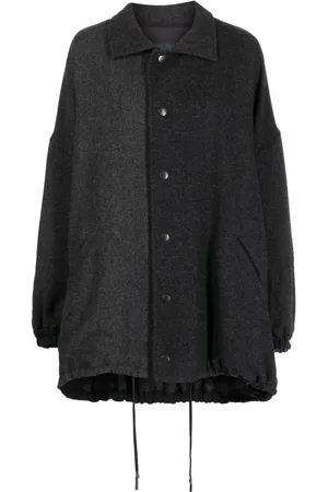 YOHJI YAMAMOTO Chamarra bomber con motivo de espiga