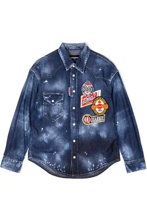 Dsquared2 Camisa de mezclilla