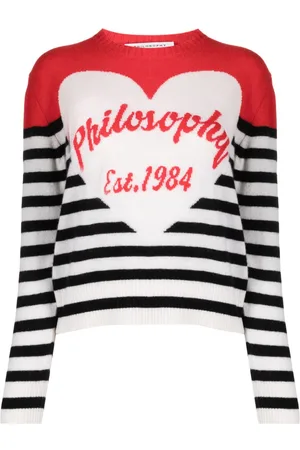 Serafini Sudadera con logo en intarsia