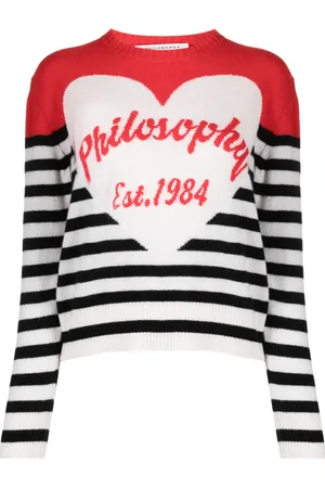 Serafini Sudadera con logo en intarsia