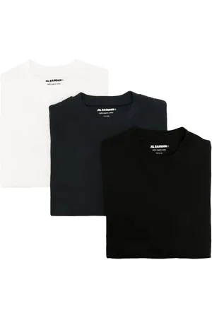 Jil Sander Juego de tres playeras con cuello redondo