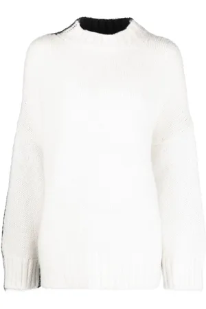J.W.Anderson Suéter con diseño color block y cuello redondo