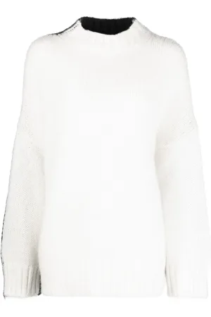 J.W.Anderson Suéter con diseño color block y cuello redondo