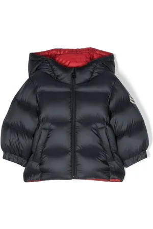 Moncler Chamarra capitonada con parche del logo