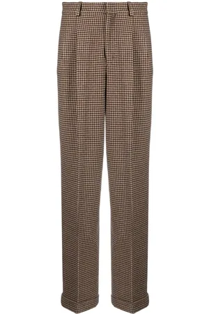 Ralph Lauren Pantalones con motivo pied de poule