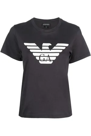 Emporio Armani Playera con logo estampado