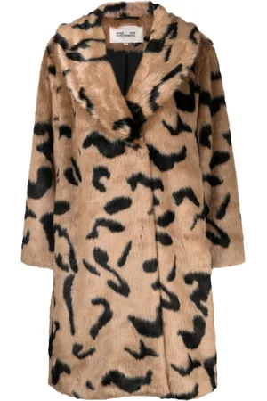 Diane von Furstenberg Abrigo con animal print