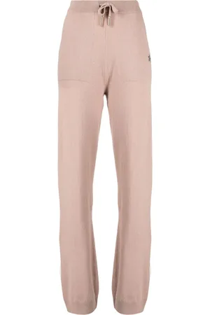 LORENA ANTONIAZZI Pants rectos con parche del logo