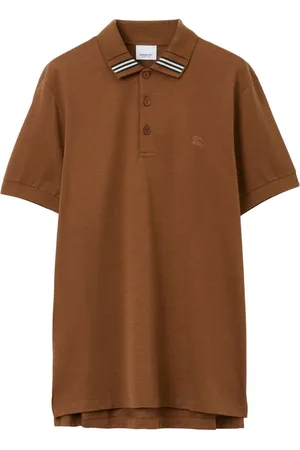 Burberry Playera tipo polo con motivo EKD bordado