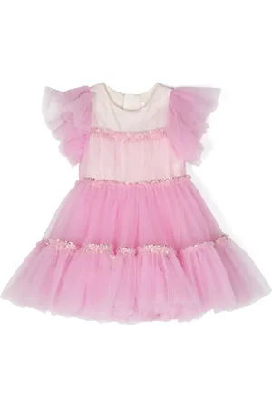 Billieblush Vestido de tul bordado con lentejuelas