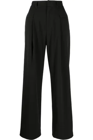 B+AB Pantalones anchos con tiro alto