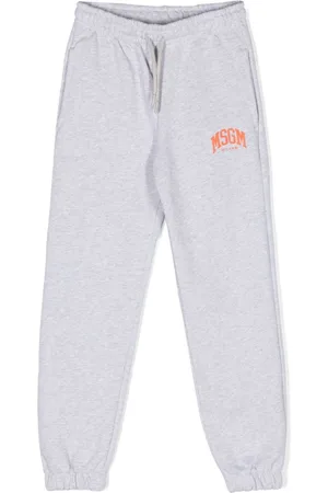 Msgm Pants con logo estampado