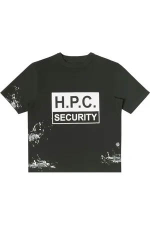 Heron Preston Playera Security con logo estampado