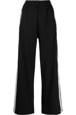 B+AB Pantalones anchos con detalle de rayas