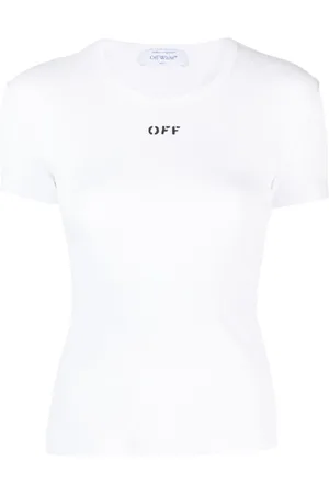 OFF-WHITE Playera con logo estampado