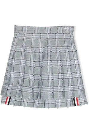 Thom Browne Falda corta con pliegues