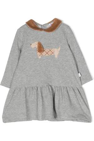 Il gufo Vestido con detalle de parche