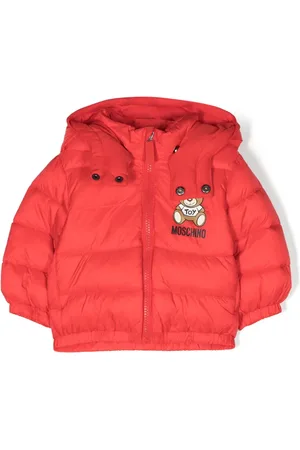Moschino Chamarra capitonada con motivo Teddy Bear