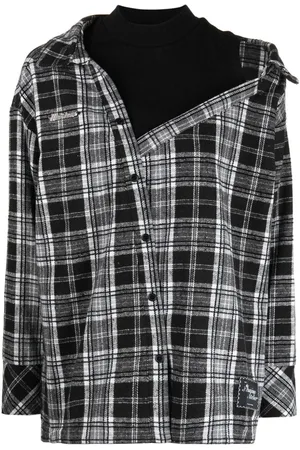 Musium Div. Camisa con cuadros estampados