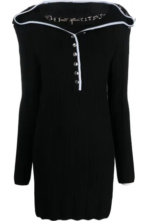 Y / PROJECT Vestido corto con volantes en el cuello