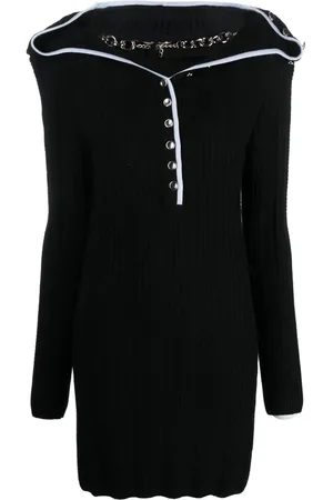 Y / PROJECT Vestido corto con volantes en el cuello