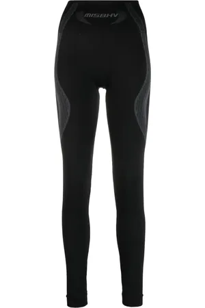 MISBHV Leggins con logo en jacquard