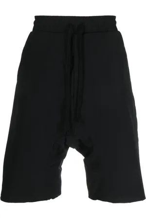 THOM KROM Bermudas drop crotch con pretina elástica
