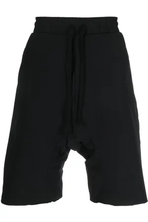 THOM KROM Bermudas drop crotch con pretina elástica