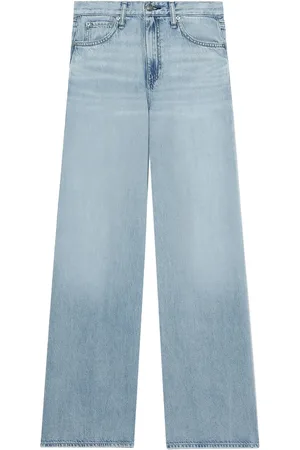 RAG&BONE Jeans anchos con parche del logo