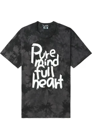 Comme des Garçons Playera con eslogan estampado