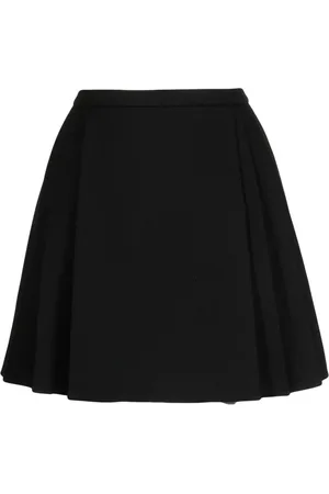 DICE KAYEK Falda con cintura alta y detalle plisado