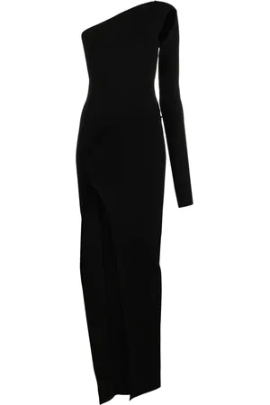 Rick Owens Vestido largo con un hombro descubierto
