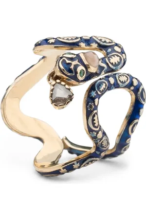 Tamara Taichman Anillo Eve en oro amarillo de 14kt con gemas