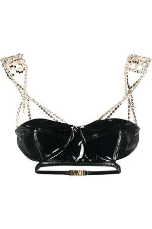 GCDS Top tipo brasier Bling