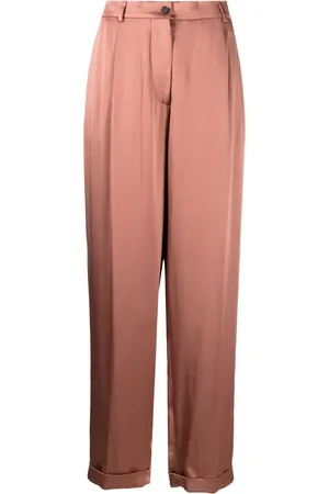 Tom Ford Pantalones anchos con efecto satinado