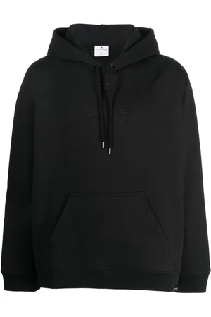 Courrèges Hoodie con logo bordado