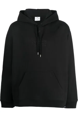 Courrèges Hoodie con logo bordado