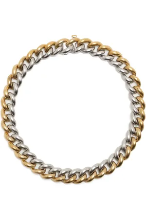 Shay Pulsera mediana en oro amarillo y blanco de 18kt con dos tonos