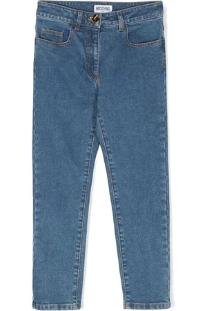 Moschino Jeans rectos con logo bordado