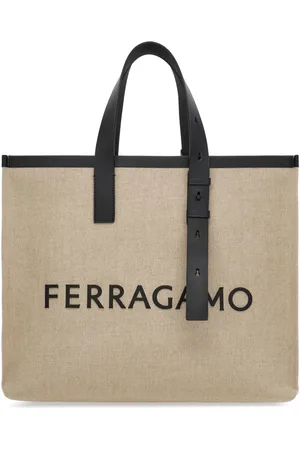 Salvatore Ferragamo Tote con logo en relieve