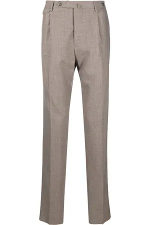 TAGLIATORE Pantalones tejidos slim con pinzas