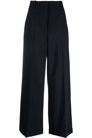 Kenzo Pantalones capri con diseño acampanado