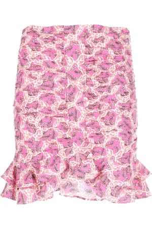 Isabel Marant Falda midi con estampado abstracto