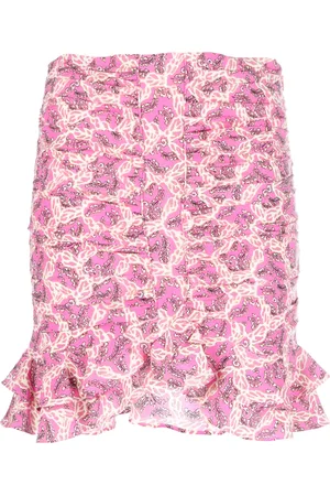Isabel Marant Falda midi con estampado abstracto