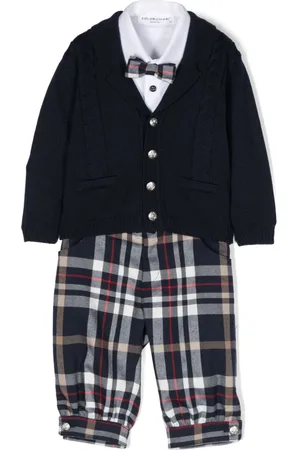 COLORICHIARI Pantalones con motivo de cuadros
