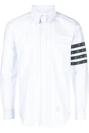 Thom Browne Camisa con motivo 4-Bar