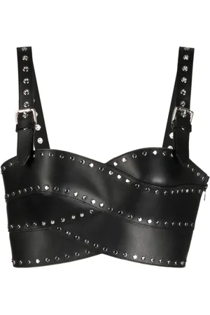 MONSE Top estilo bustier con apliques