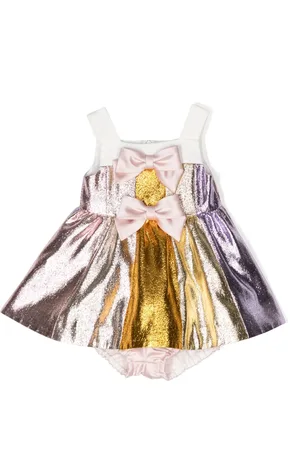 HUCKLEBONES LONDON Vestido con efecto y motivo de arcoíris