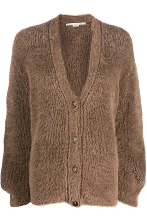 Stella McCartney Cárdigan con efecto cepillado